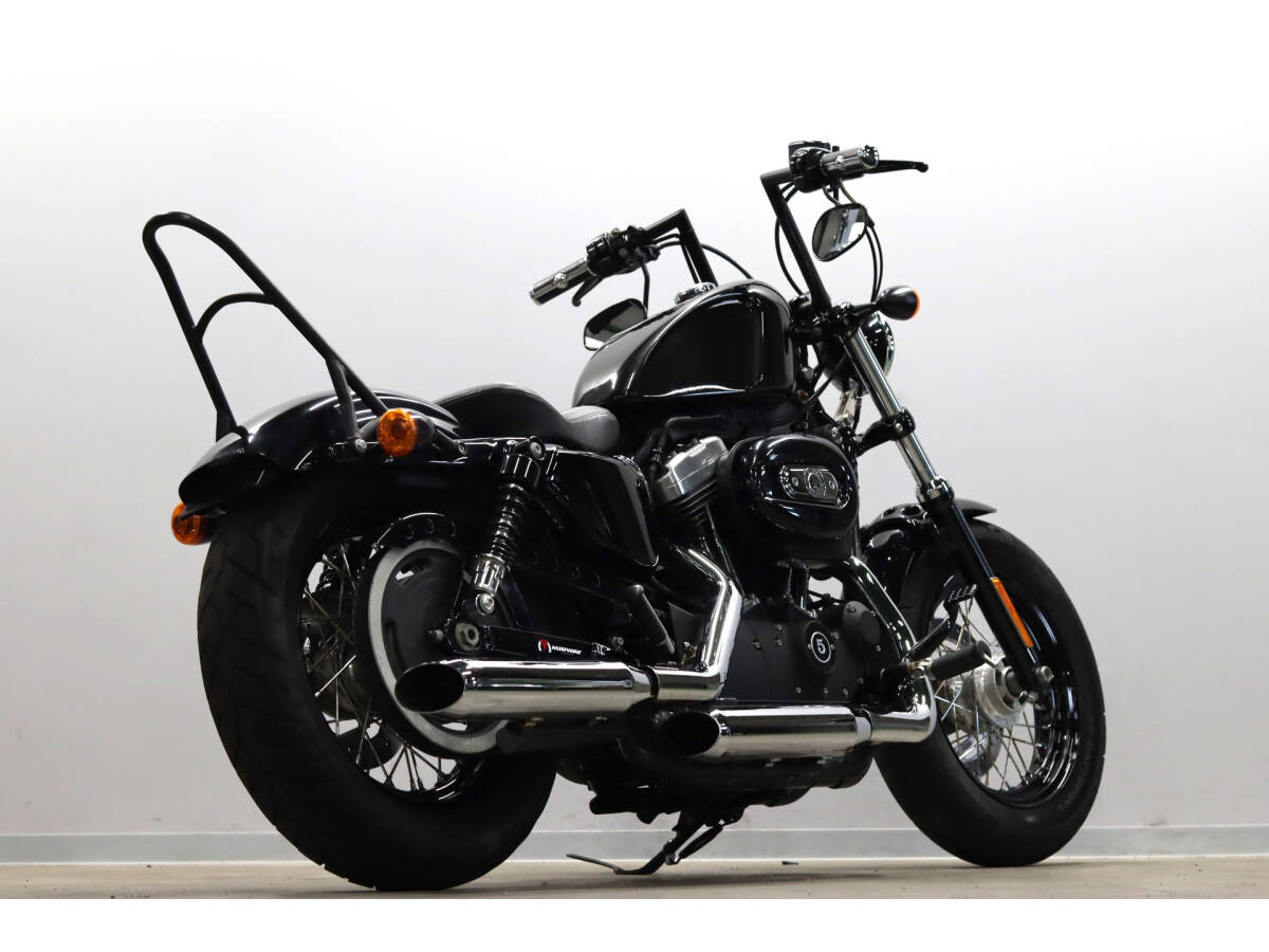  Harley XL1200X Forty-Eight 2014y 1200cc Северная Америка muffler Legacy бак "пассажирская спинка" черный осмотр R7/1