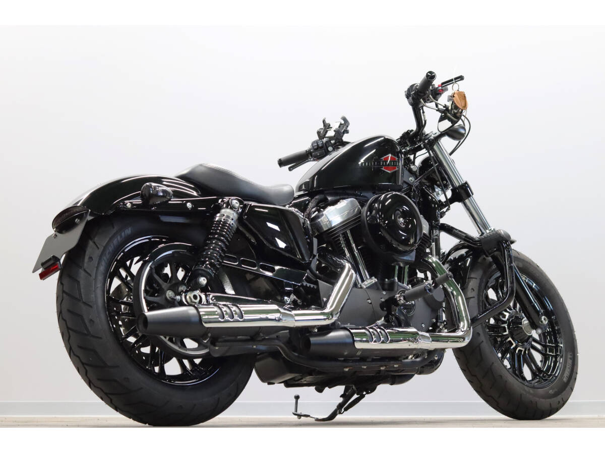  Harley XL1200X Forty-Eight 2021y 1200cc mid темно синий harley оригинальный E/G защита проектор LED передняя фара 