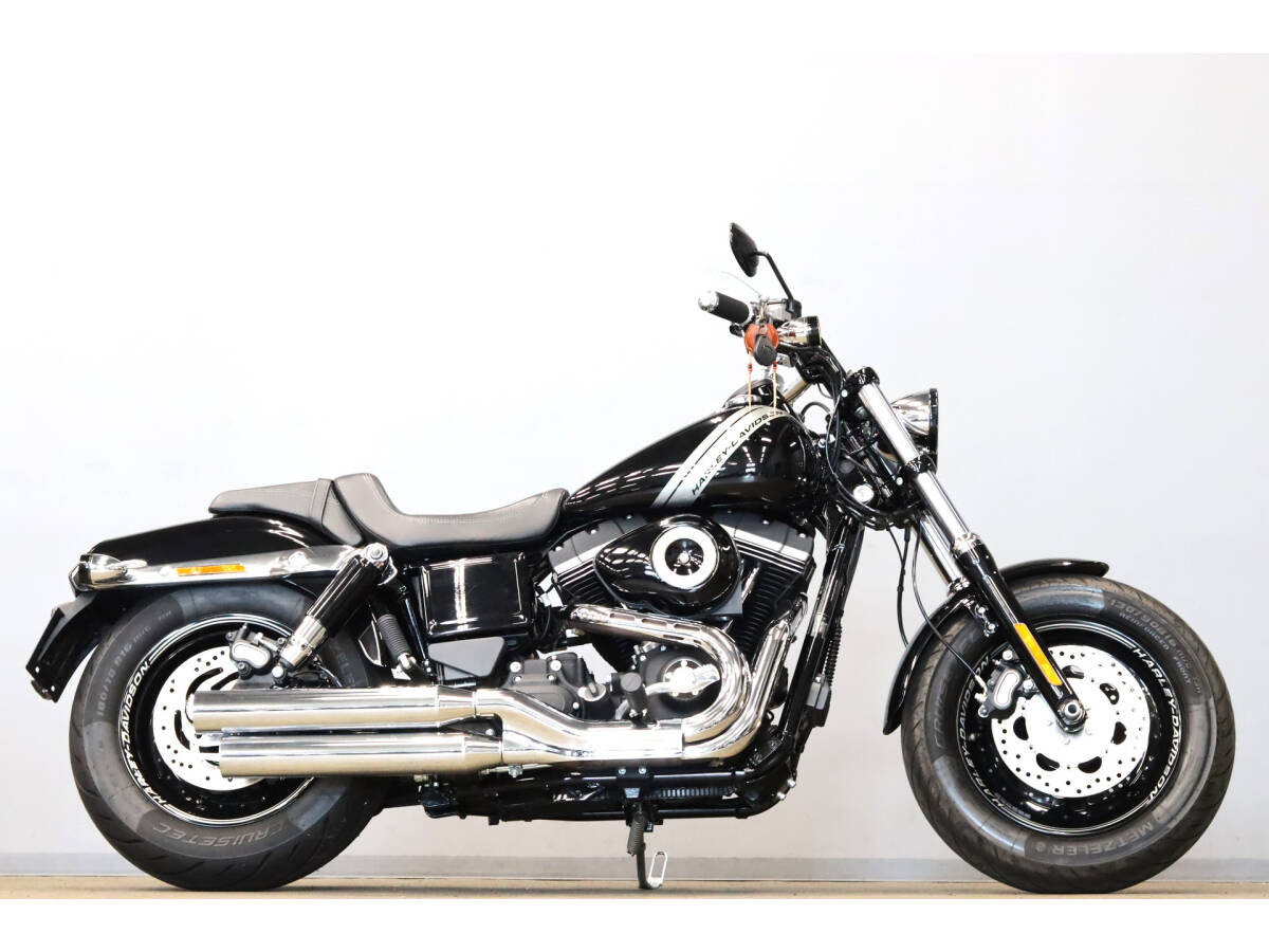 Harley FXDF Fat Bob 2015y TC96 1584.3835km low running car Harley original option grip Degner side bag one body ETC