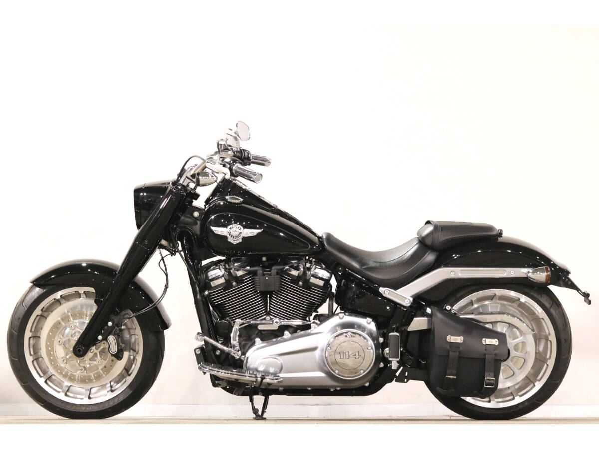  Harley FLFBS 2018y KessTech громкость заменяемый muffler HD оригинальный блеск черный покрытие / Willie G Skull custom заднее крыло отсутствует 