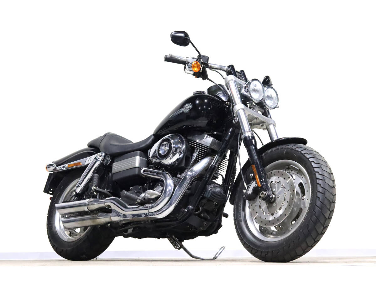  Harley FXDF Fat Bob 2008y TC96 1580cc 18383km slash cut muffler saddle-bag ETC
