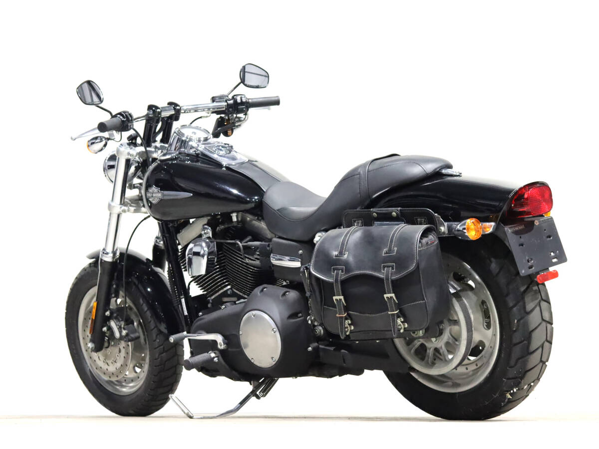  Harley FXDF Fat Bob 2008y TC96 1580cc 18383km slash cut muffler saddle-bag ETC