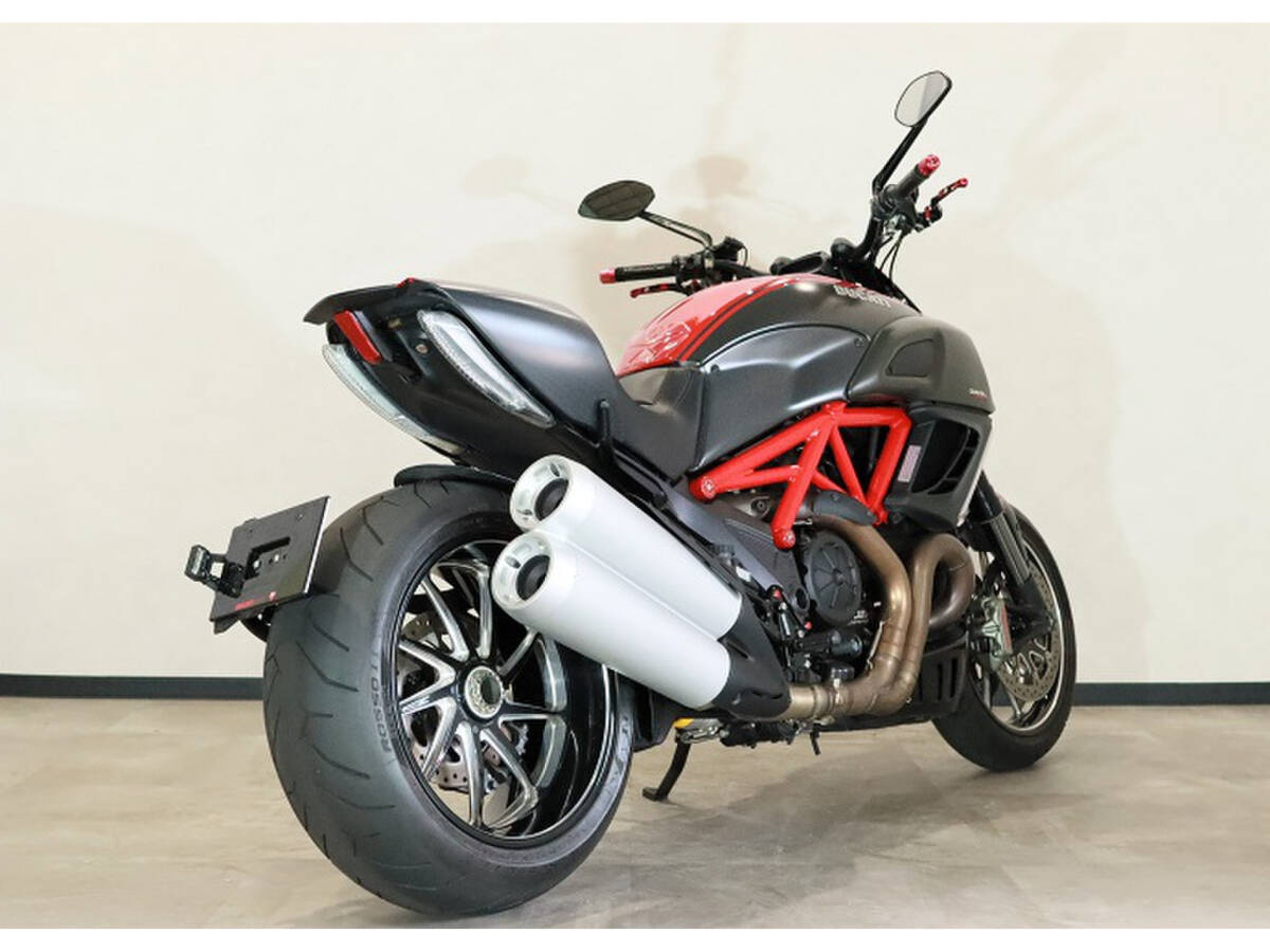  Ducati Diavel карбоновый растояние :18,672km ETC*ABS* задняя подножка GP обогреватель Ducati diavel[ заем возможно ][rona