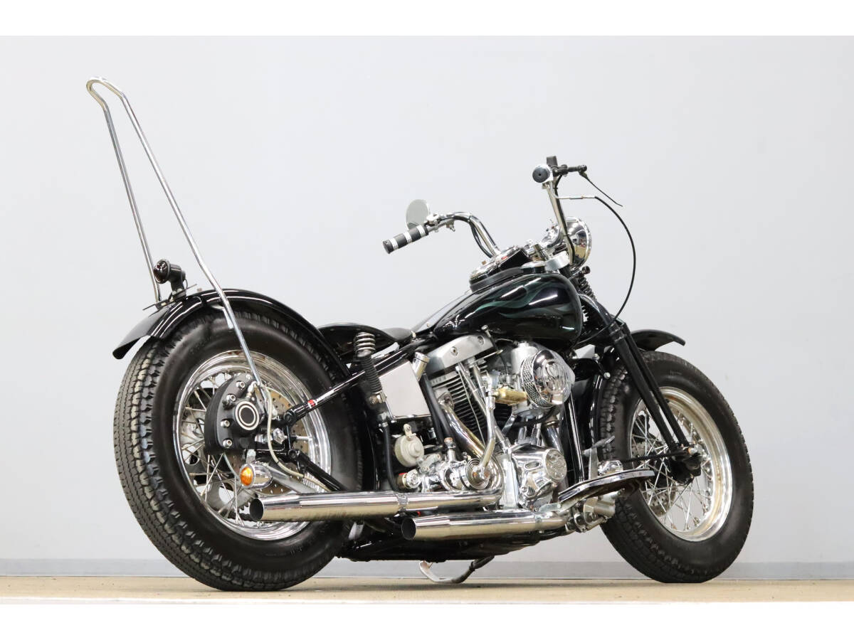 ハーレー SHOVEL 1200cc FLH 74スプリンガー ロッカークラッチ ジョッキーシフト SUキャブ SUエアクリーナー カスタムペイント_画像5