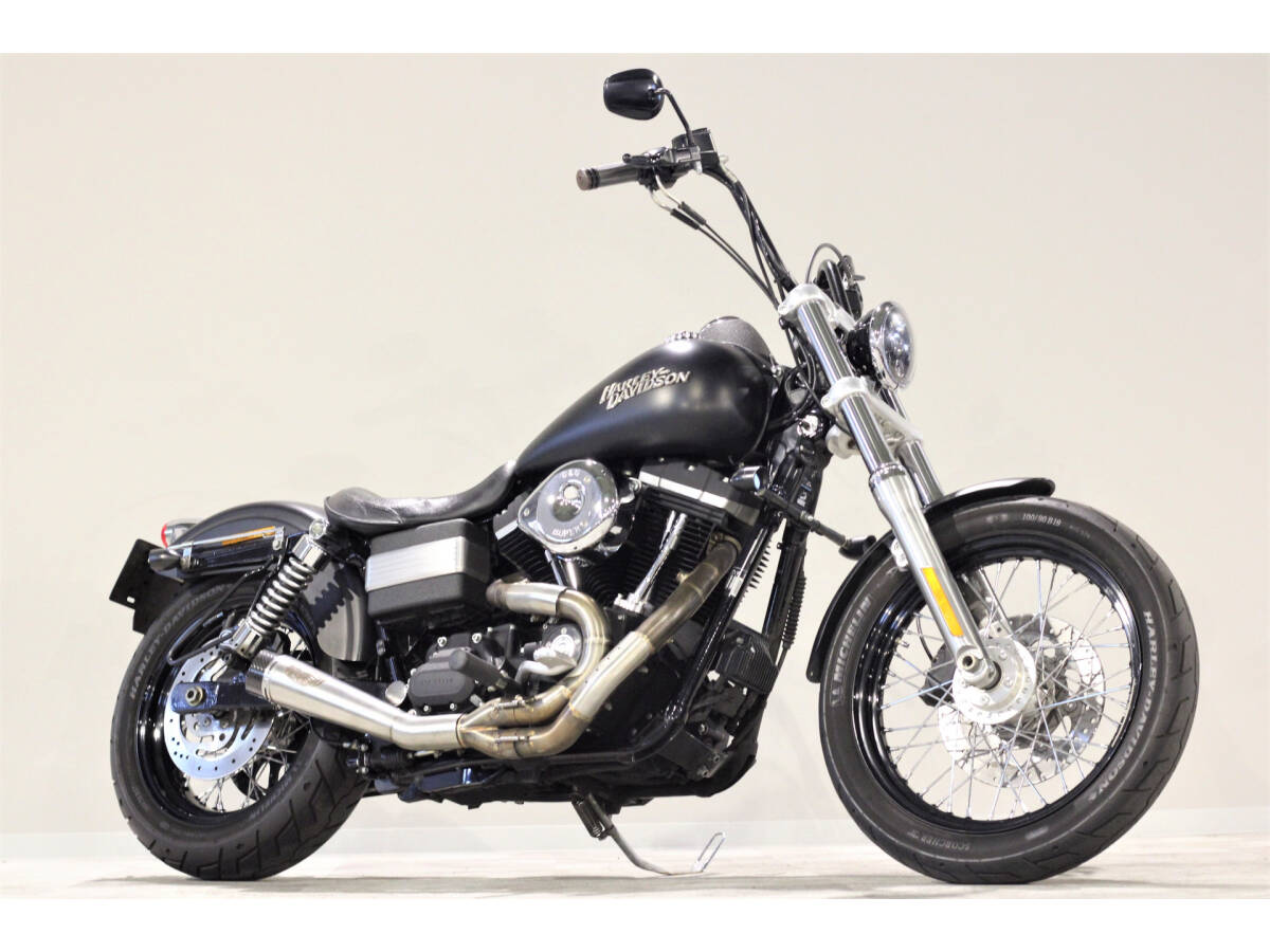  Harley FXDB Dyna Street Bob 2012y TC96 1580cc 13658km RSD2in1 muffler S&S air cleaner Mini Ape bar black LED light 