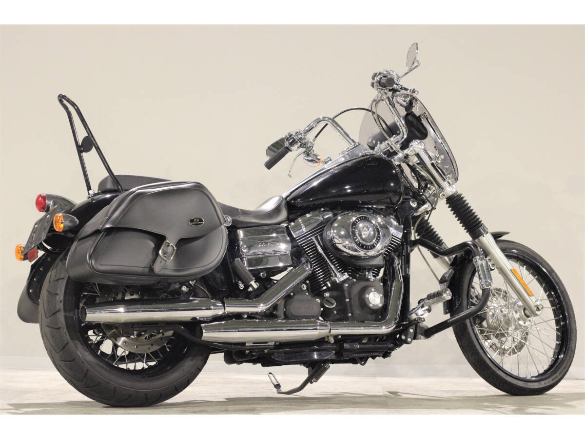  Harley FXDWG Dyna wide g ride 2013y TC96 1580cc ETC saddle-bag shield touring specification Ape steering wheel 