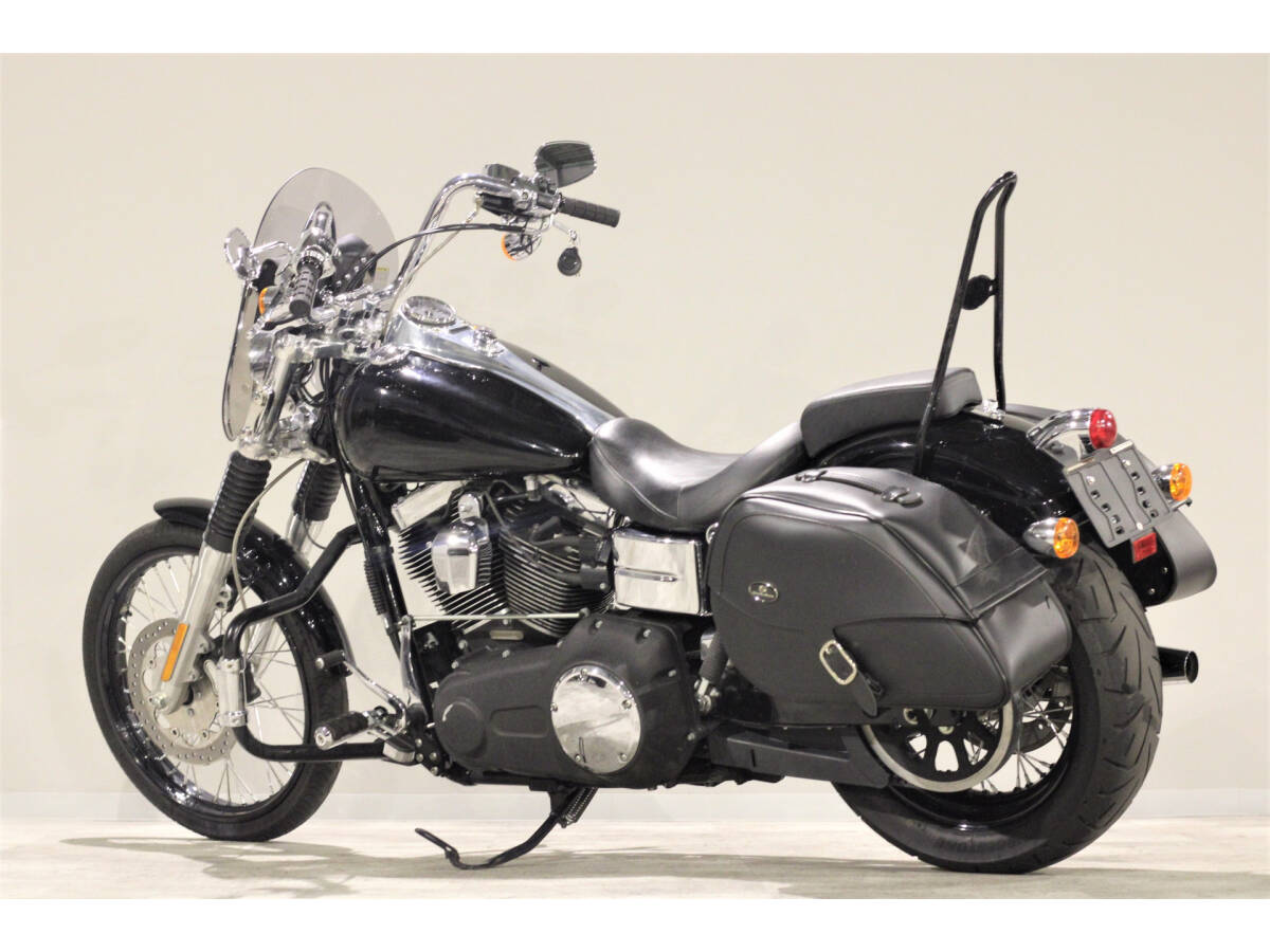  Harley FXDWG Dyna wide g ride 2013y TC96 1580cc ETC saddle-bag shield touring specification Ape steering wheel 