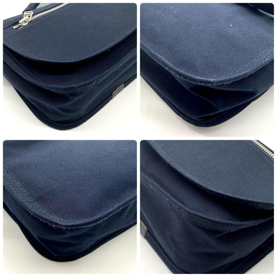 【未使用】PORTER　GIRL　NAKED　SHOULDER　BAG　ポーターガール　ネイキッド　ショルダーバッグ　斜め掛け　キャンバス　ネイビー　NAVY_画像6