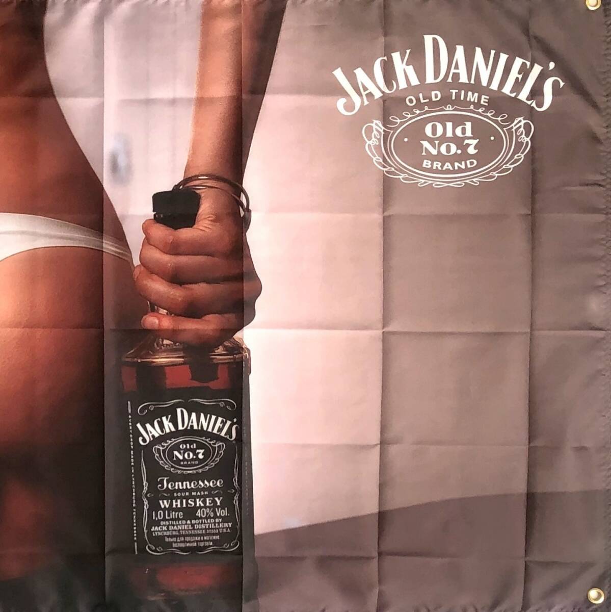 ★店内装飾仕様★ JG01 JACK DANIEL’S ジャックダニエル旗 フラッグ アメリカ雑貨 パブグッズ バー アンティーク ハーレーダビットソン_画像7