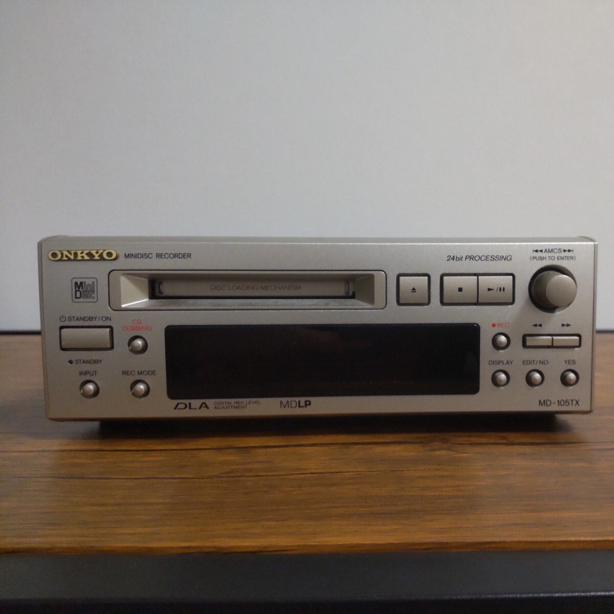  Onkyo ONKYO MD recorder MD-105TX(MDLP correspondence ) with defect junk treatment 