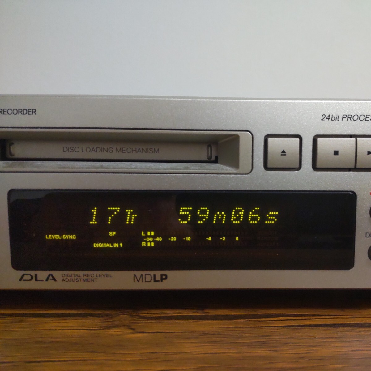 オンキョー　ONKYO　MDレコーダー　MD-105TX（MDLP対応）　難ありジャンク扱い_画像6