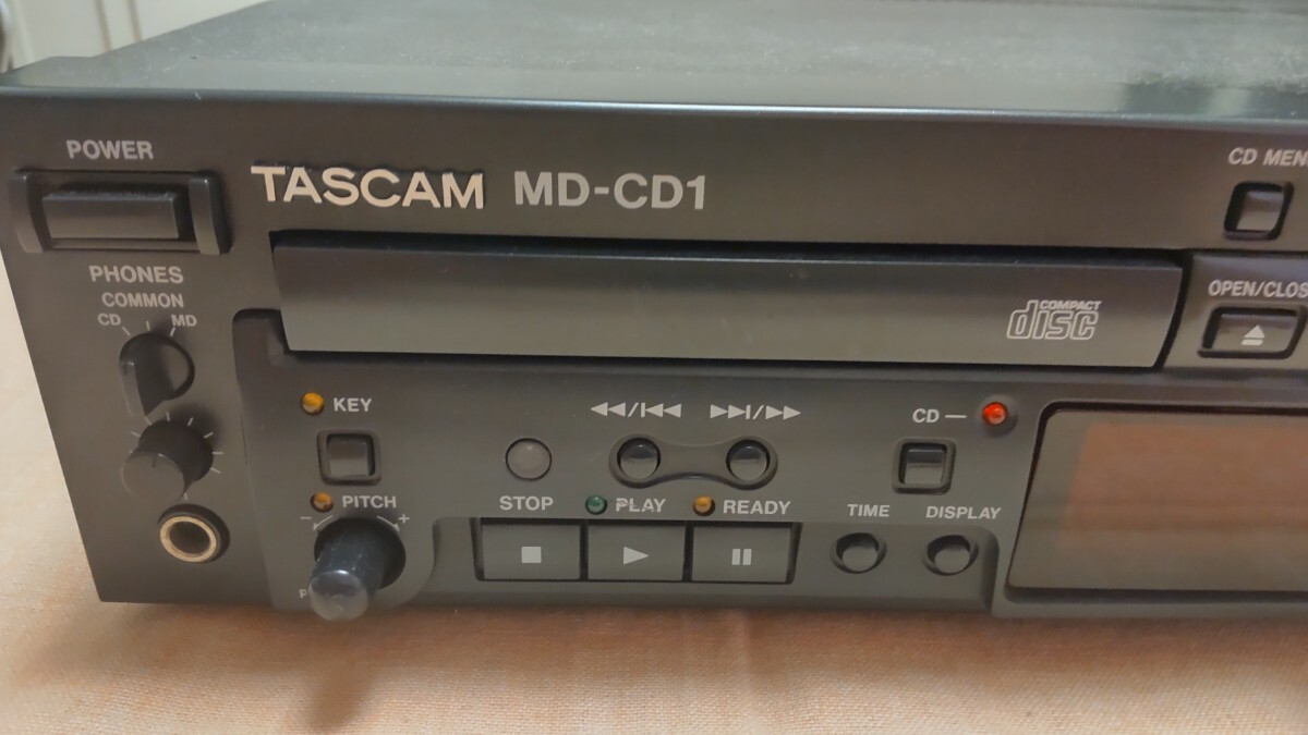 TASCAM　タスカム　CD-MDデッキ（MDレコーダー）　MD-CD1　難あり　送料無料 MD_画像6