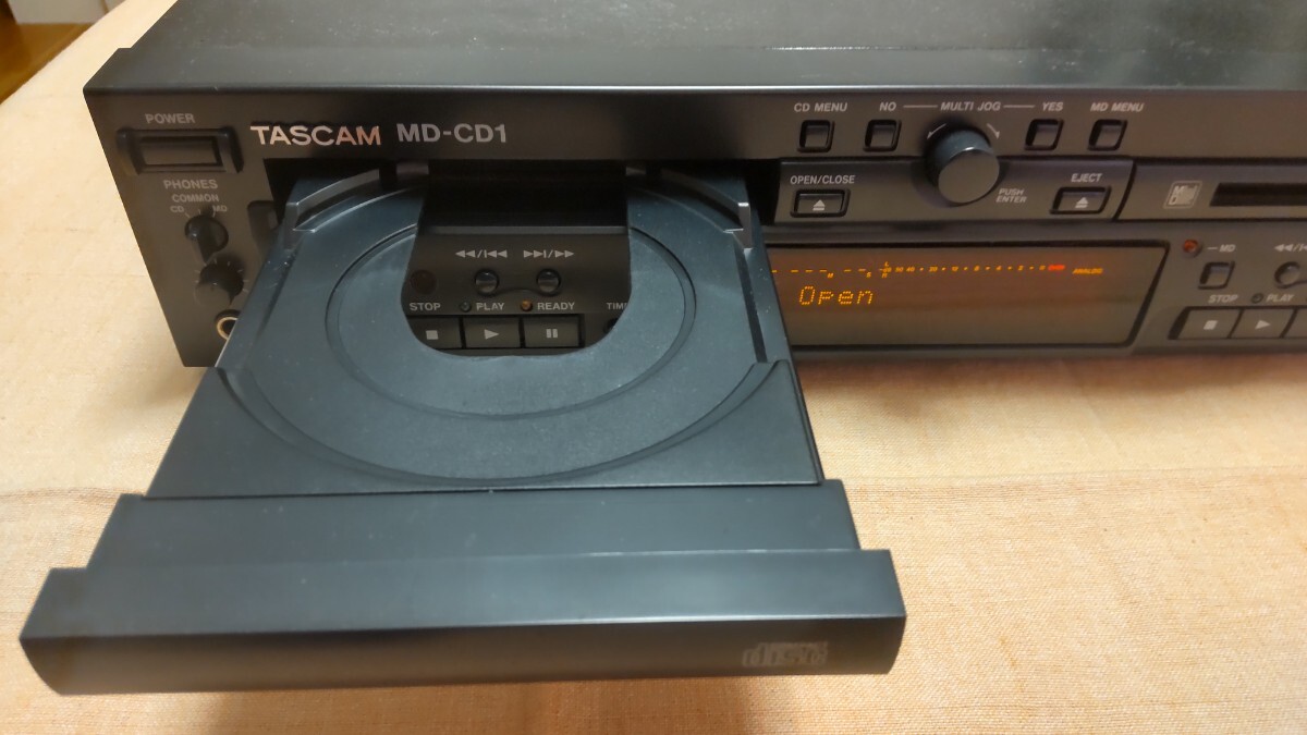 TASCAM　タスカム　CD-MDデッキ（MDレコーダー）　MD-CD1　難あり　送料無料 MD_画像8