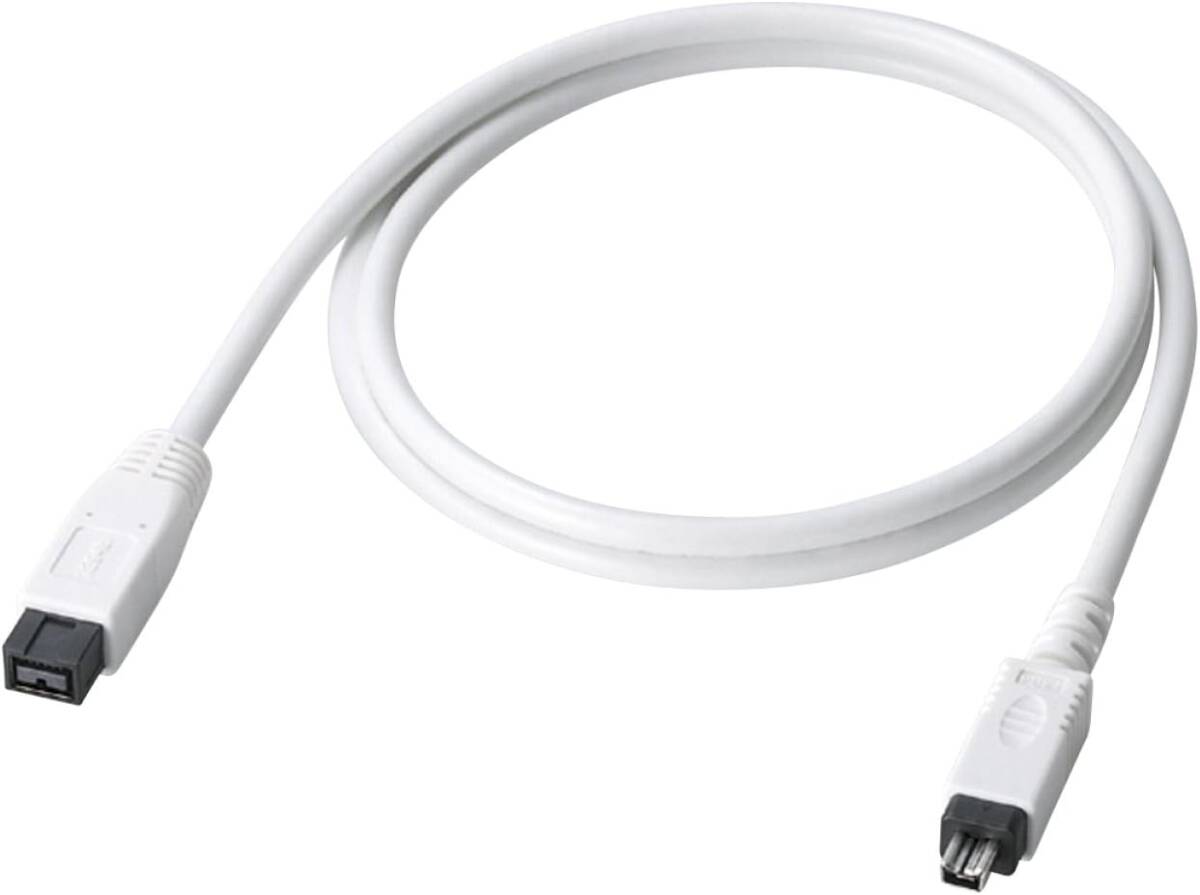  Elecom FireWire cable (IEEE1394b 9pin to 4pin) 1m IE-941WH