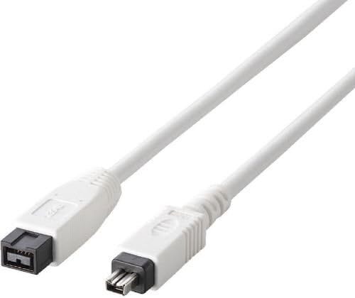  Elecom FireWire cable (IEEE1394b 9pin to 4pin) 1m IE-941WH