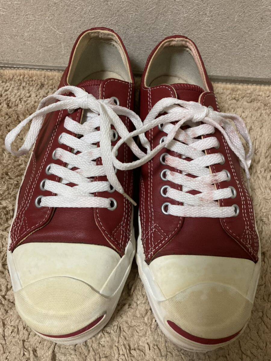 USA製 コンバース ジャックパーセル レザー 赤 US7 25.5センチ CONVERSE JACK PURCELL レッド ビンテージ USA製 コンバース ジャックパーセル レザー 赤 US7 25.5センチ CONVERSE JACK PURCELL レッド ビンテージ