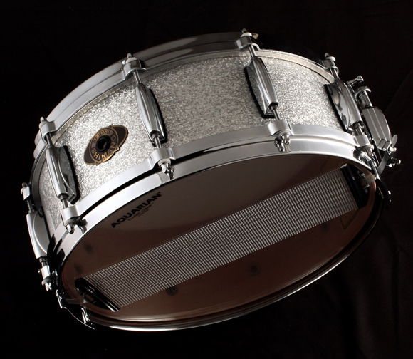 ◆◆Beyond Shimanoビンテージラップシリーズ14x5　シルバースパークルカラー　展示品、訳あり品として出品です。即決落札可能です