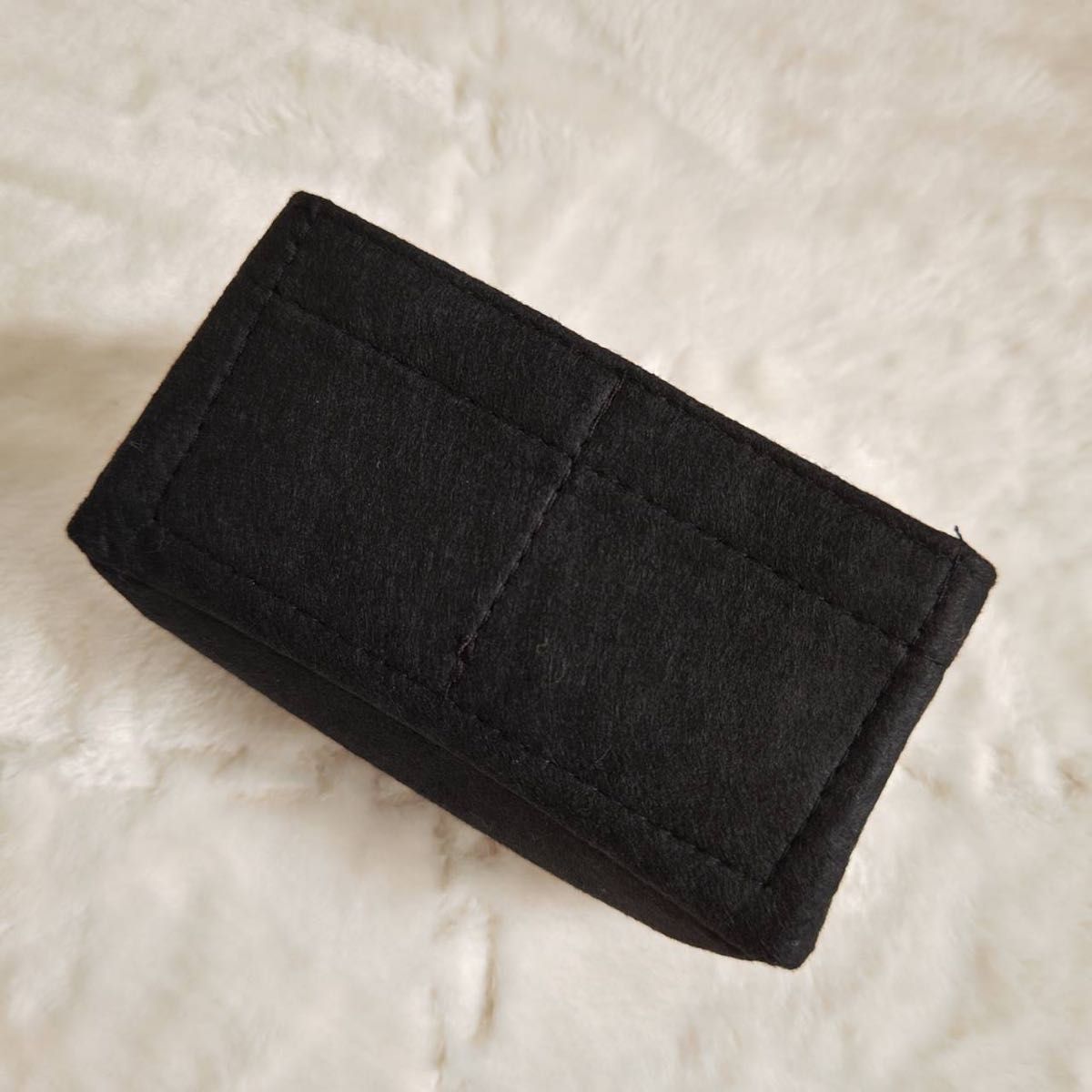 バッグインバッグ インナーバッグ ミニ ポーチ ポケット 整理 軽量 収納 黒 