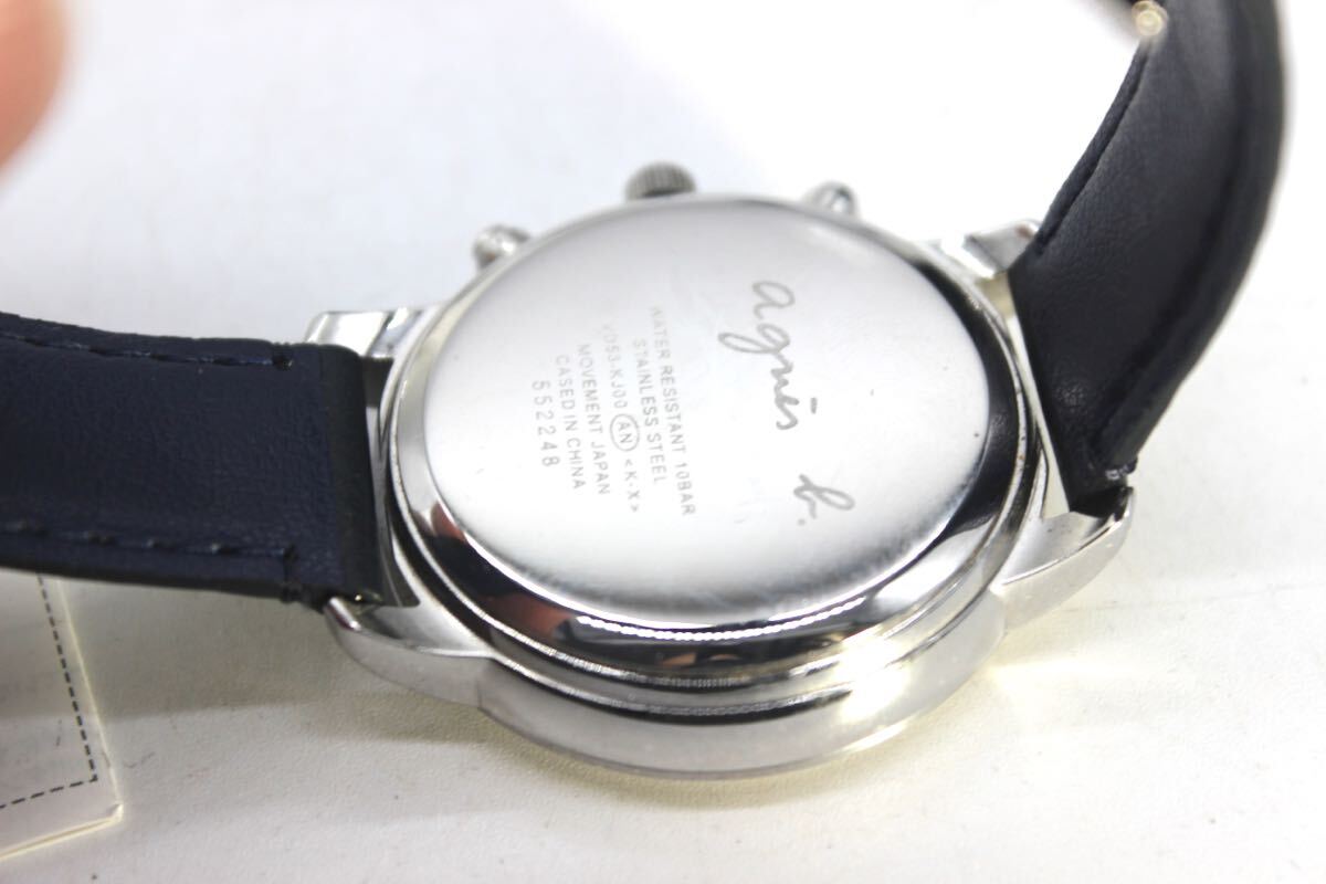 agnes b 腕時計 メンズ　腕時計　クォーツ　稼働中　美品　近未使用_画像10