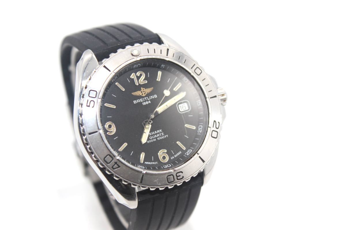 BREITLING メンズ　腕時計　クォーツ　稼働中　スイス製　美品 「秒針は4秒ごとに動きます」_画像4