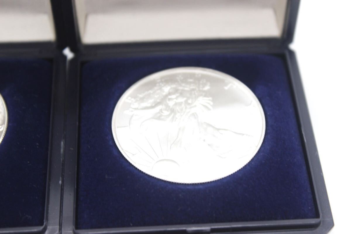 アメリカ　記念コイン 銀貨 記念硬貨 シルバー SILVER 四本セット　綺麗な状態_画像5