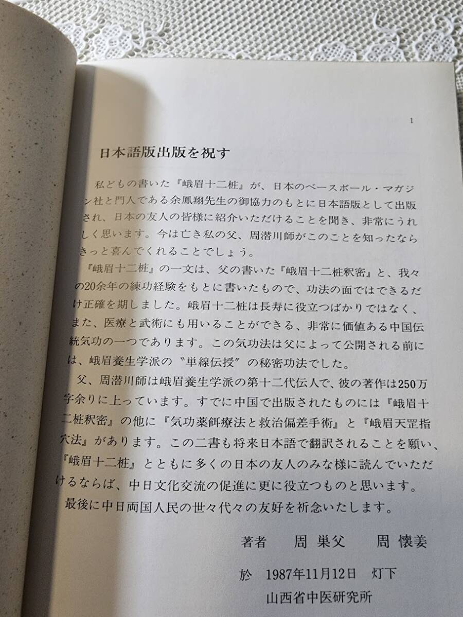 峨眉十二しょう　周巣父・周懐姜　武術気功への道　中国武術/気功/中国拳法_画像4