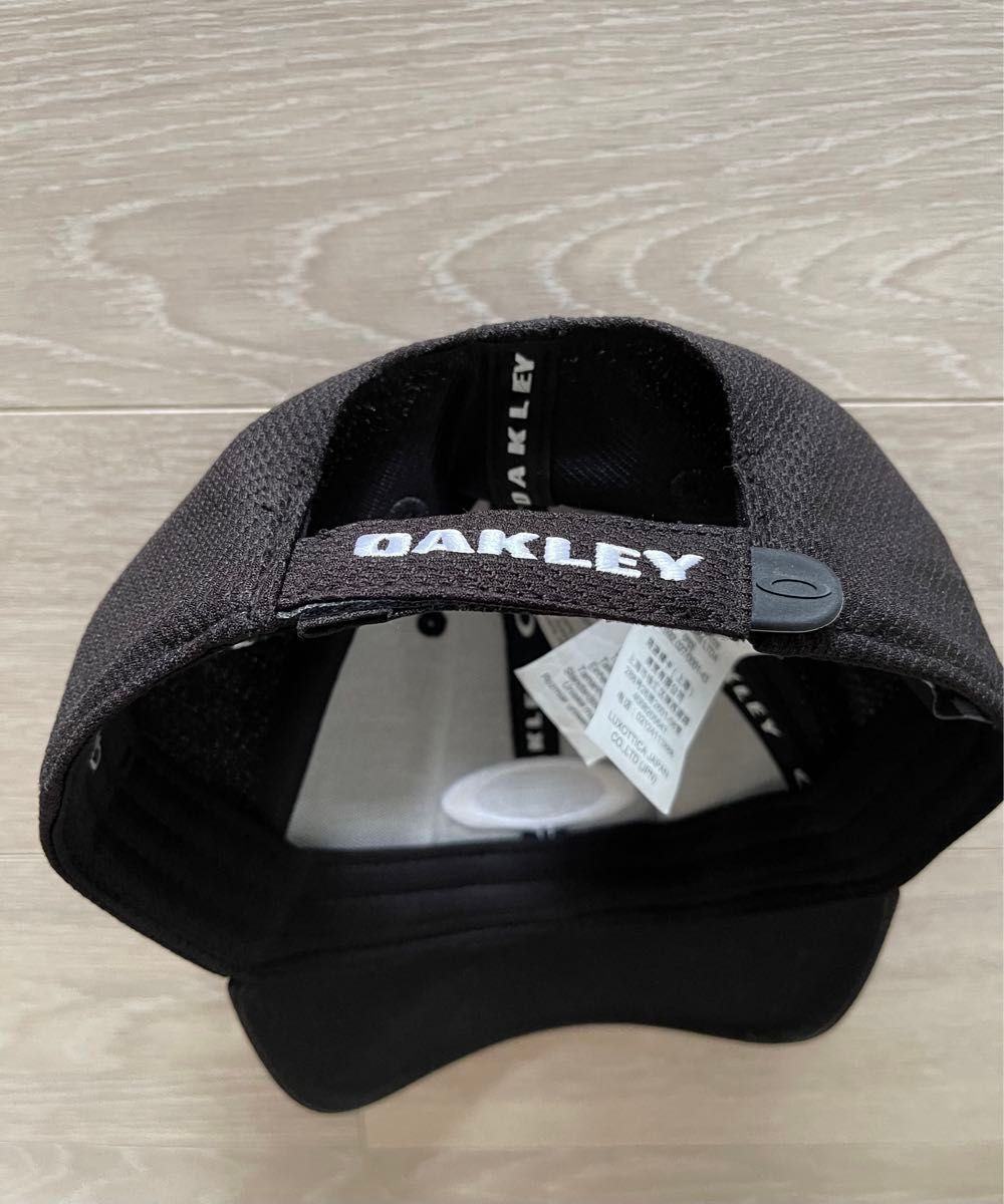 オークリー キャップ 帽子 OAKLEY ゴルフ 黒