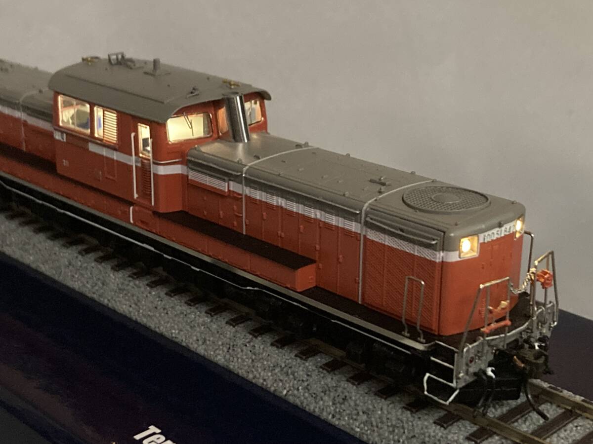 美品 天賞堂 HO ＤＤ５１ ８４２号機 (高崎・お召仕様・黒Hゴム・ＪＲ時代・品番73016) カンタムサウンド搭載モデル _画像8