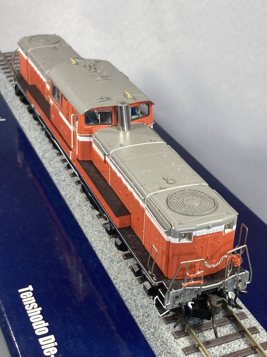 美品 天賞堂 HO ＤＤ５１ ８４２号機 (高崎・お召仕様・黒Hゴム・ＪＲ時代・品番73016) カンタムサウンド搭載モデル _画像2