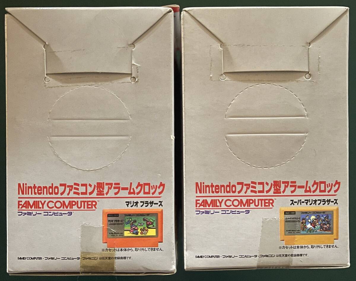 [ новый товар нераспечатанный ]Nintendo Famicom type сигнализация часы все 2 вид ( Mario Brothers / Super Mario Brothers )