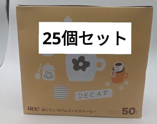 UCC おいしいカフェインレスコーヒー ドリップコーヒー 25袋