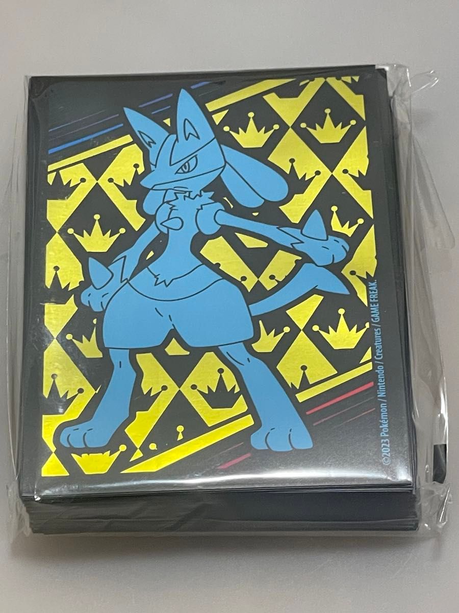 新品未開封】海外限定 ポケカ ルカリオ スリーブ ポケモンカード 新品未開封】海外限定 ポケカ ルカリオ スリーブ ポケモンカード