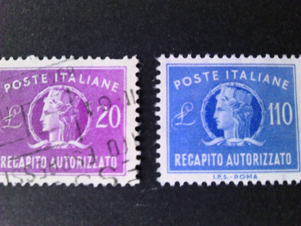  Italy official recognition I . delivery special tax payment for stamp s 1955~90 sc#EY11,14