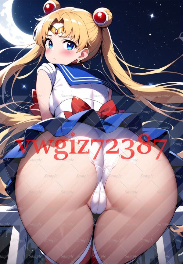 AN-3235 1G セーラームーン 月野うさぎ 美少女戦士セーラームーン 同人 A4 アニメ 高品質 anime 巨乳 イラストアート ポスターの画像1