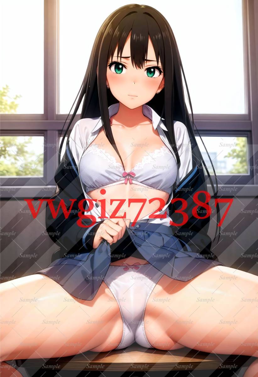 AN-2362 2G 渋谷凛 アイマス アイドルマスター シンデレラガールズ 同人 A4 アニメ ポスター 高品質 美少女 anime イラストアートポスター_画像1