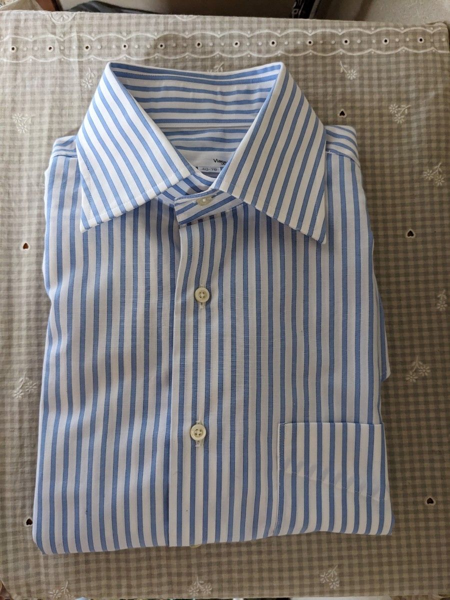 Viaggiante　メンズ　Yシャツ　カジュアル　サイズ 40−78　東洋紡　長袖シャツ