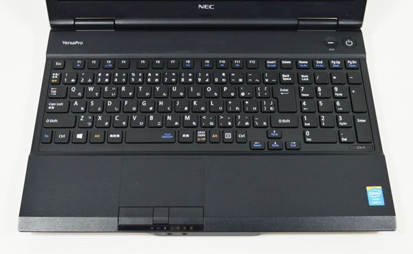 E0130 Windows 7 Pro 32bit 第4世代 Core i3 4000M 2.4GHz 4GB SSD 256GB テンキー HDMI RS232C USB3.0 Office NEC VersaPro VX-H VK24LX-H_画像3