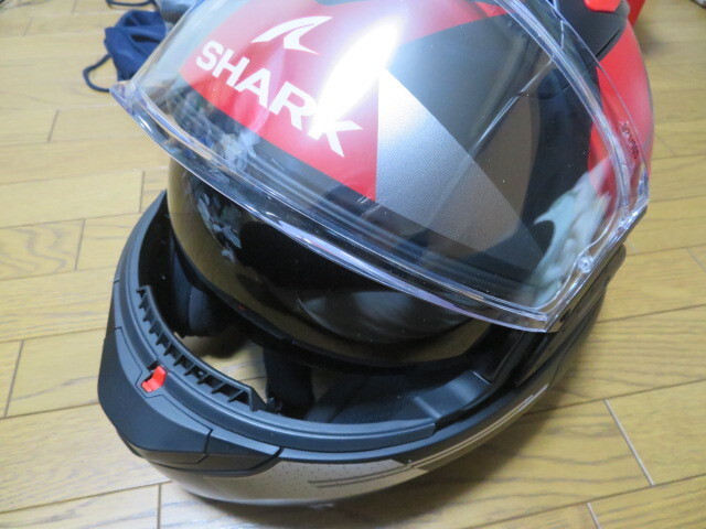 SHARK シャーク システムヘルメット モジュラーヘルメット EVO-GT Mサイズ 検 ジェットタイプ フルフェイス ピンロック _画像3