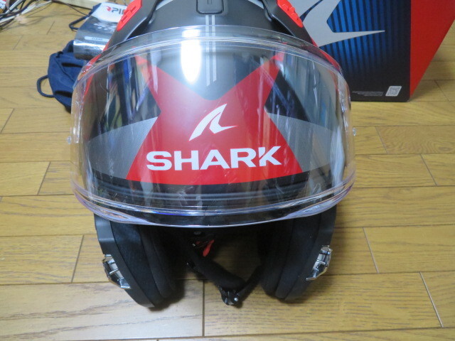 SHARK シャーク システムヘルメット モジュラーヘルメット EVO-GT Mサイズ 検 ジェットタイプ フルフェイス ピンロック _画像5
