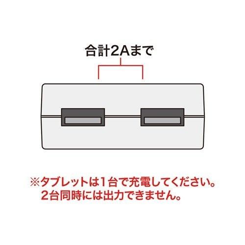 【未使用品】スイングUSB充電タップ ブラック USB-Ax2ポート 2アンペア