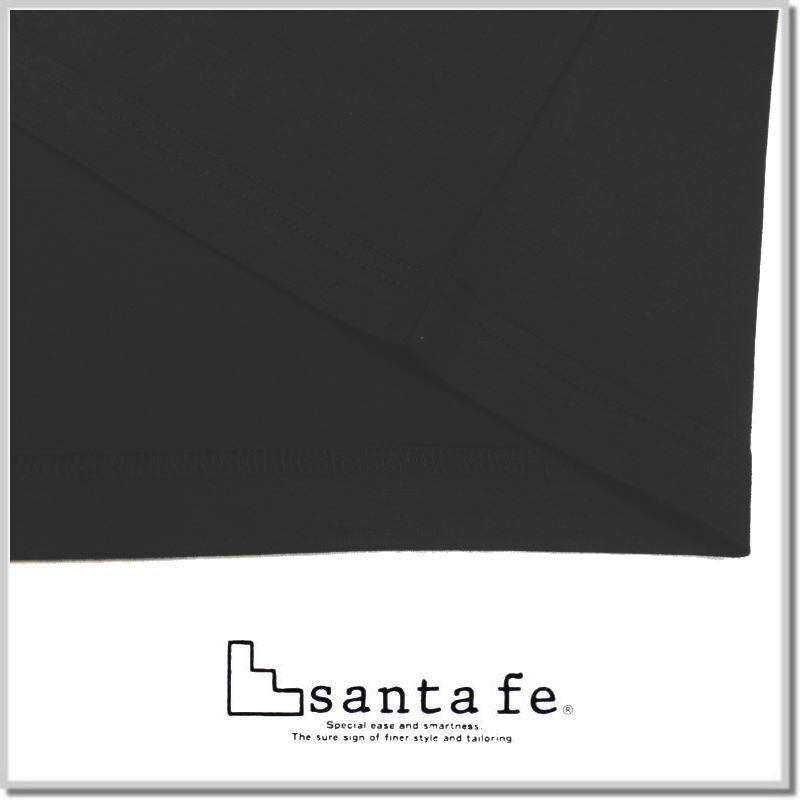 サンタフェ santa fe 40/2天竺グラデーション1PロゴT 81811-19(黒xカラフル)-48(L) 半袖Tシャツ カットソー_画像4