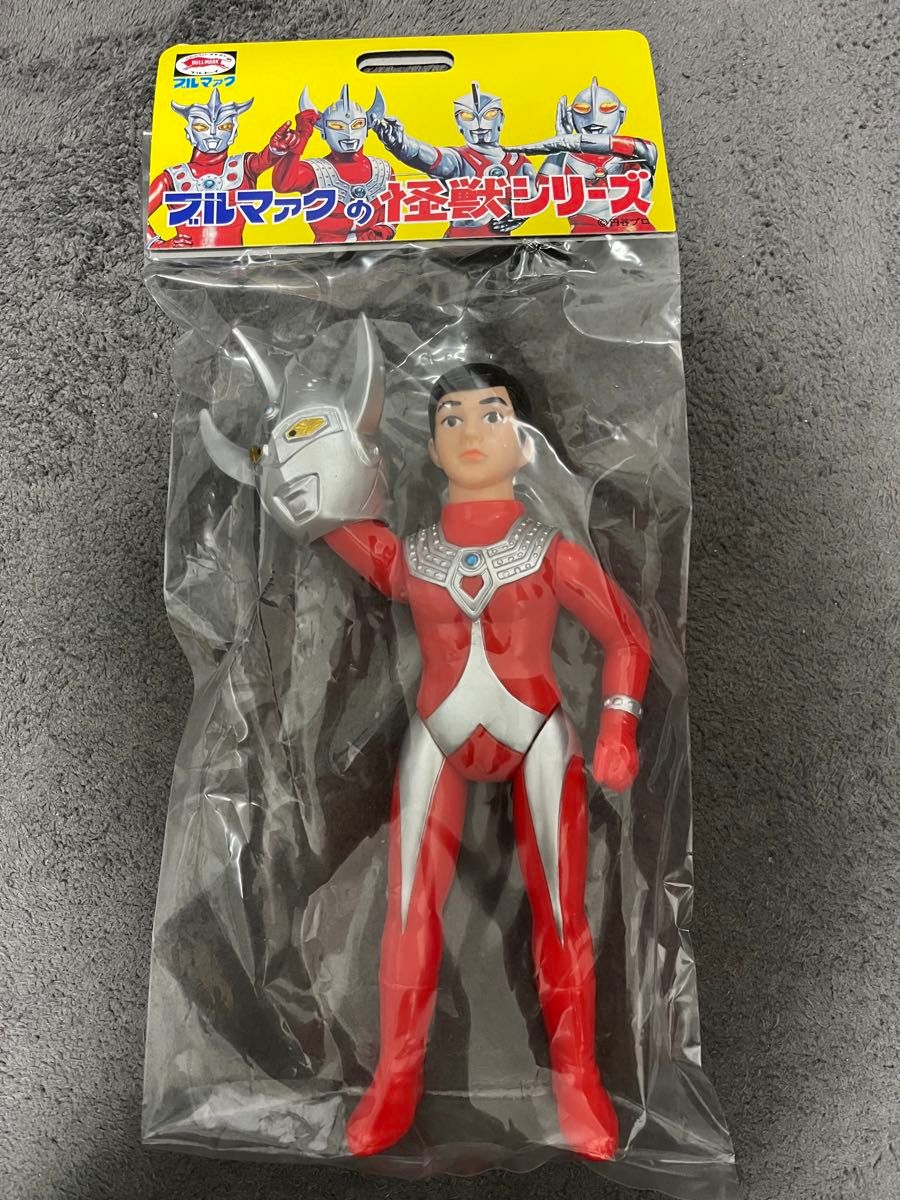 ウルトラマンタロウ　ブルマァク　面トレ　マスク取れ　復刻版 ソフビ 面取れ