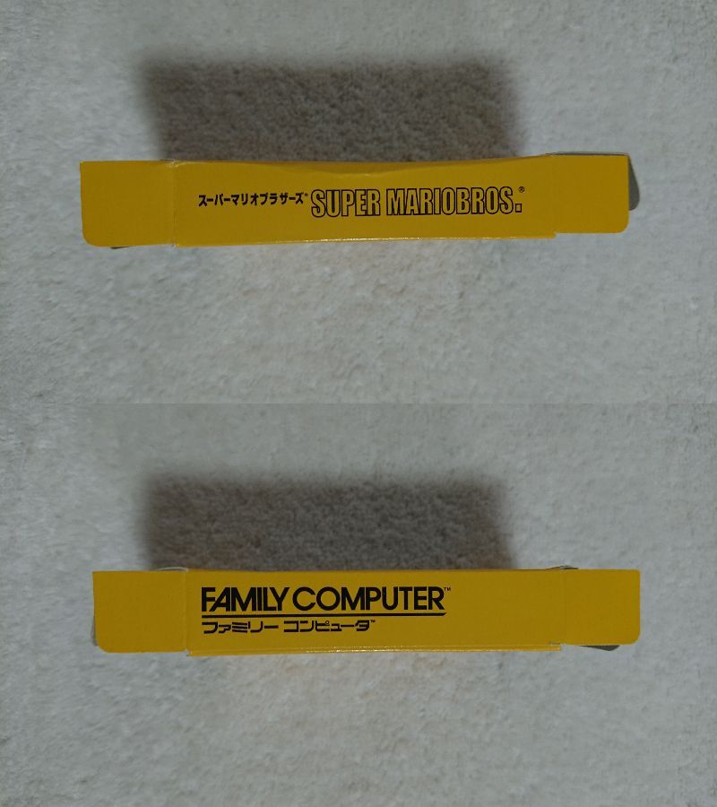 GBA スーパーマリオブラザーズ 箱・説明書付き ファミコンミニ ゲームボーイアドバンス_箱に折れている部分があります