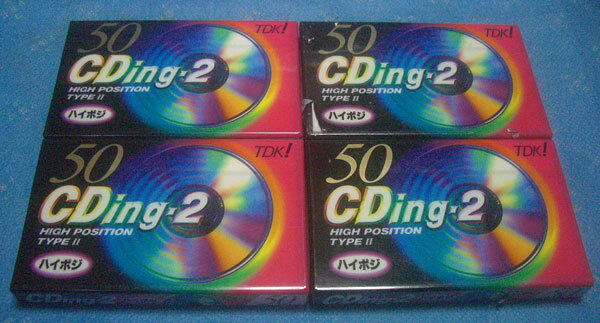 TDK CDing―1 60ノーマル3巻&CDing―2 ハイポジ4巻　カセットテープ_画像5