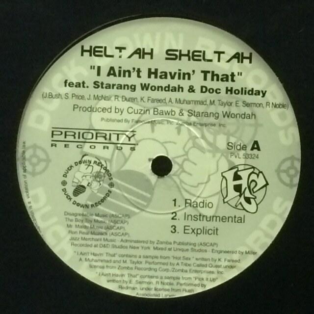 Heltah Skeltah - I Ain't Havin' That / Worldwide（★盤面極上品！）_画像1