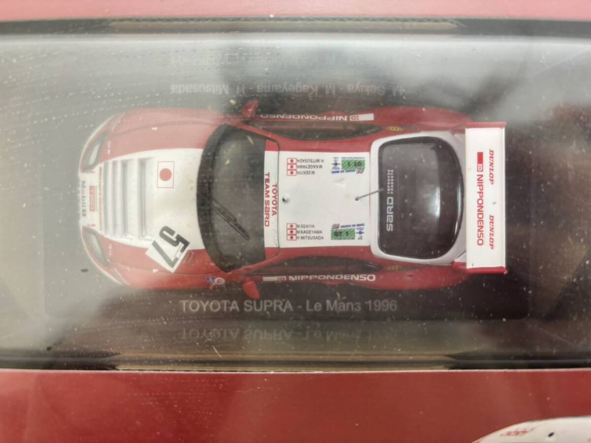 240509C トヨタ TOYOTA ル・マン24時間レース カーコレクション ミニカー 車 スープラ 1996 14号 アシェット 1/43 スパーク製 大塚家具 _画像2