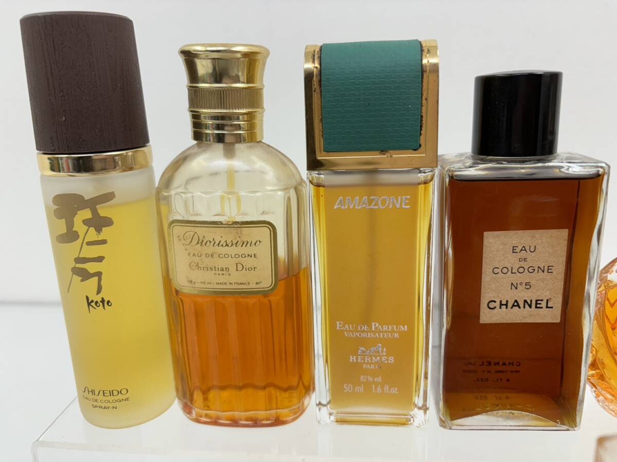 240510C perfume cologne large amount set sale approximately 19 piece set CHANEL Dior DOLCE&GABBANA JIMMYCHOO Chloe ALLURE JAGUAR Marielle various secondhand goods 