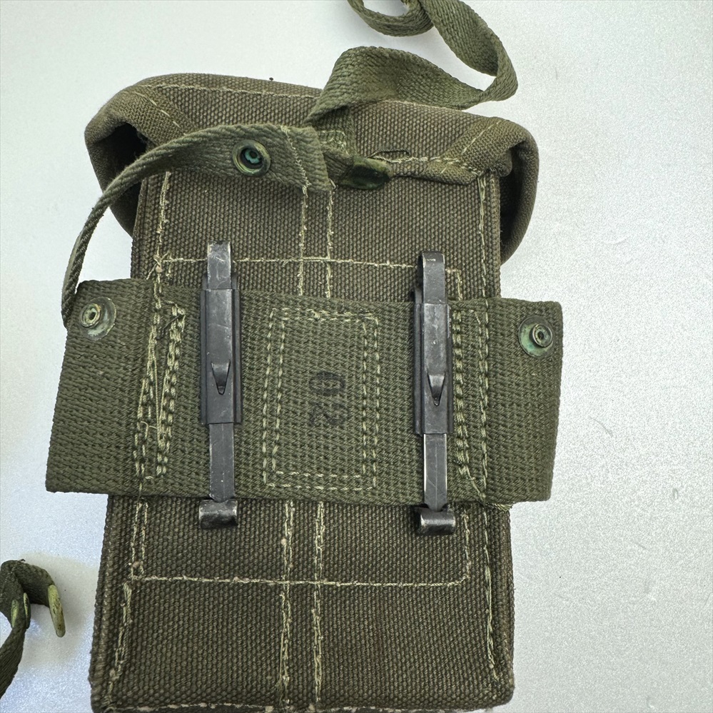  не использовался Вьетнам битва America армия M1956(M56) более поздняя модель универсальный amnishon сумка универсальный подсумок для магазинов 2 шт. комплект 