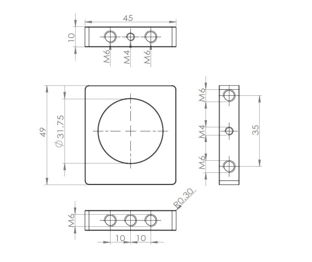 TB001-S inside diameter 31.7mm/1.25 -inch mirror tube band single sale guide scope band CCD band click post uniform carriage 185 jpy 