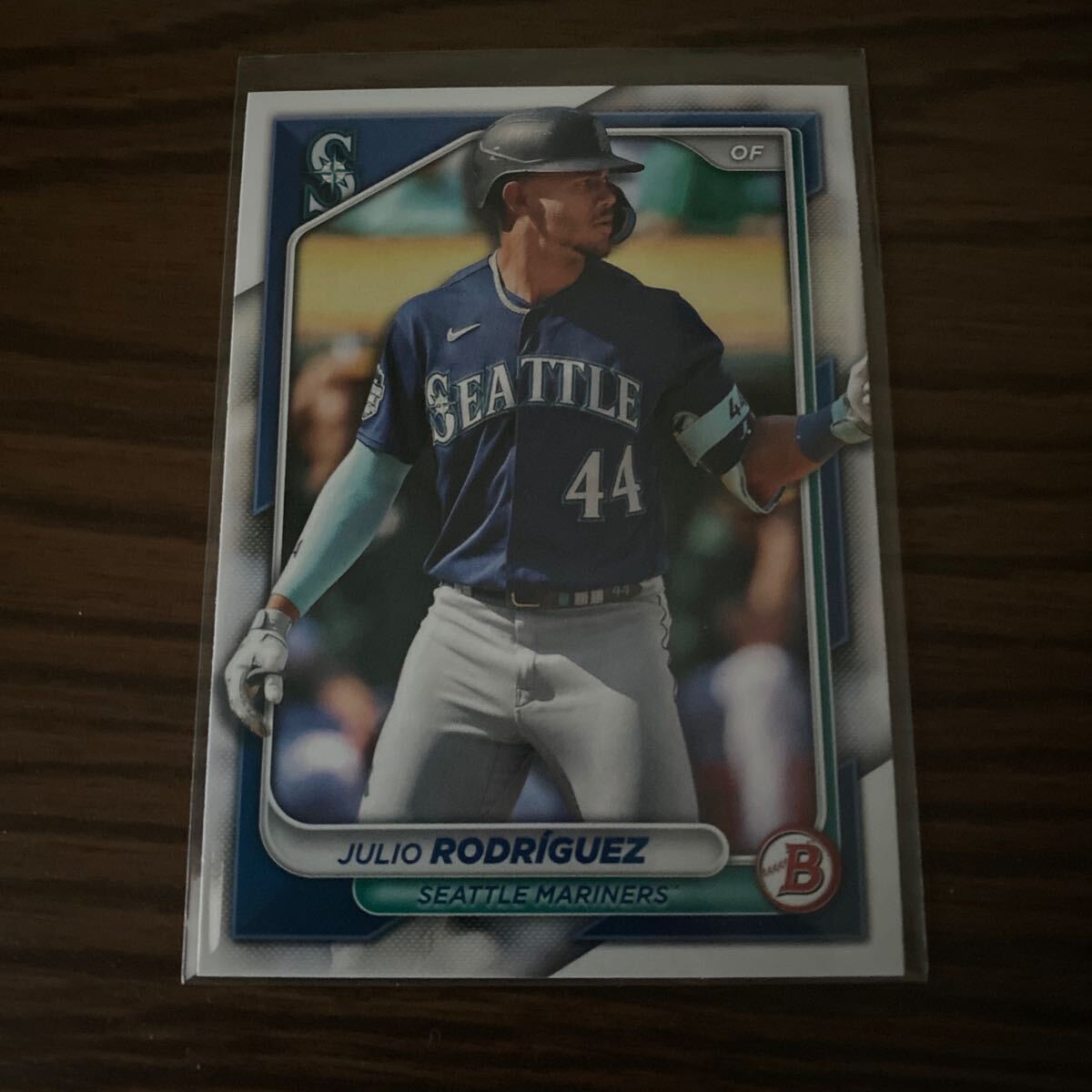 julio rodriguez 2024 MLB topps bowman panini baseball パラレルカード_画像1